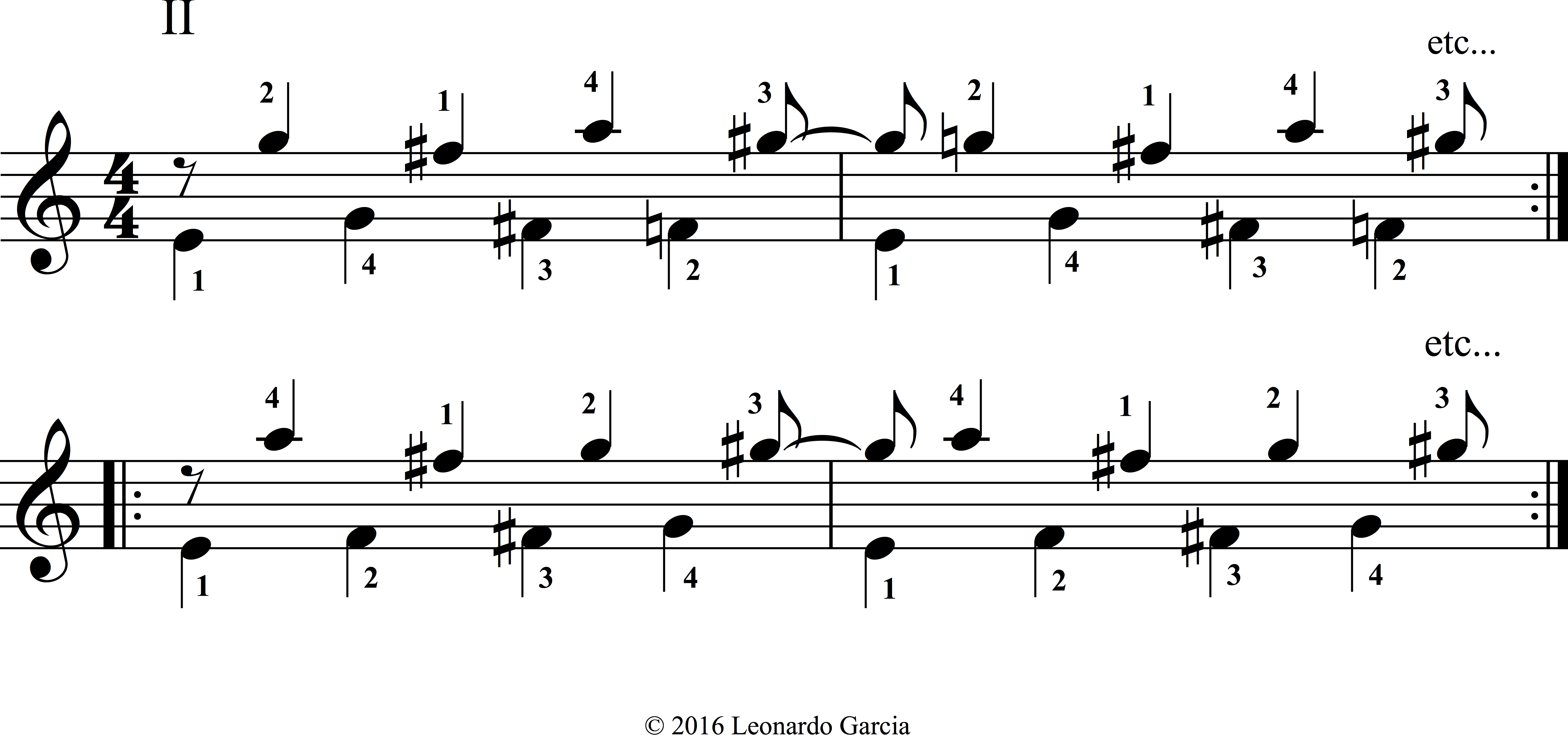 Contrapuntal Left Hand Exercise